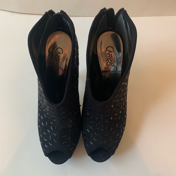 Black Carlos Santana heels size 7 - Picture 5 of 7